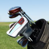 Afbeelding van rode vrachtwagen golfheadcover (Insitu)