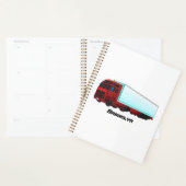 Afbeelding van rode vrachtwagen planner (Display)