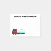 Afbeelding van rode vrachtwagen post-it® notes (Voorkant)