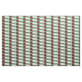 Afbeelding van rode vrachtwagen stof (Fat Quarter)