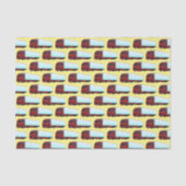 Afbeelding van rode vrachtwagen tissuepapier (Voorkant)