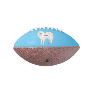 Afbeelding van Samoyed cartoon American Football