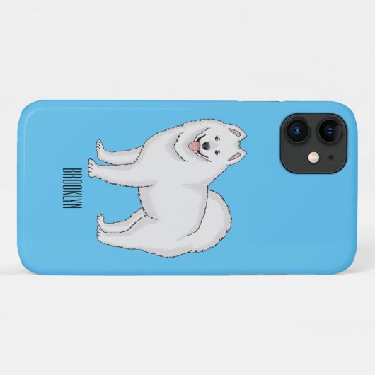 Afbeelding van Samoyed cartoon Case-Mate iPhone Case (Achterkant (horizontaal))