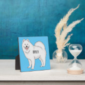Afbeelding van Samoyed cartoon Fotoplaat (Insitu)
