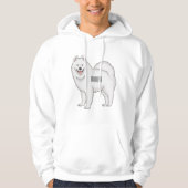 Afbeelding van Samoyed cartoon Hoodie (Voorkant)