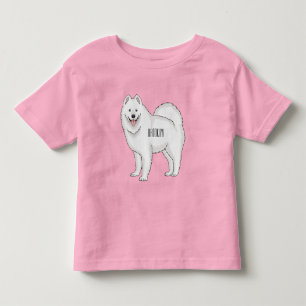 Afbeelding van Samoyed cartoon Kinder Shirts