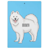 Afbeelding van Samoyed cartoon Klembord (Achterkant)