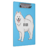 Afbeelding van Samoyed cartoon Klembord (Rechts)