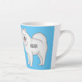 Afbeelding van Samoyed cartoon Latte Mok (Rechts)