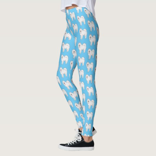 Afbeelding van Samoyed cartoon Leggings (Links)