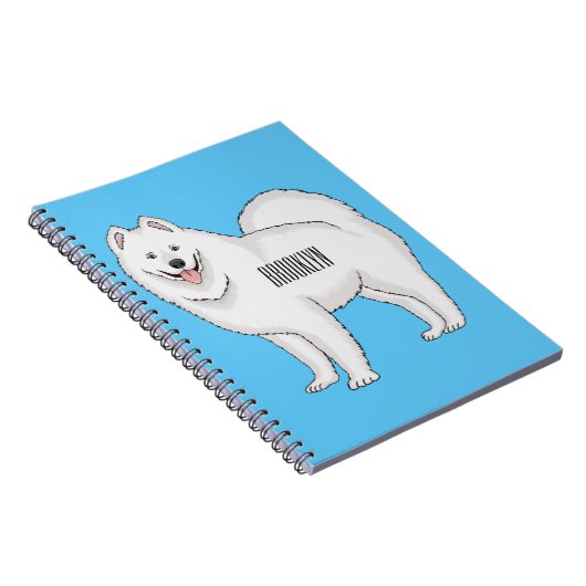 Afbeelding van Samoyed cartoon Notitieboek (Rechterzijde)