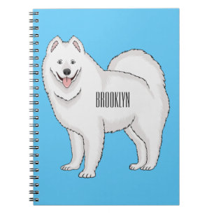 Afbeelding van Samoyed cartoon Notitieboek