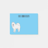 Afbeelding van Samoyed cartoon Post-it® Notes (Voorkant)