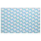 Afbeelding van Samoyed cartoon Stof (Fat Quarter)