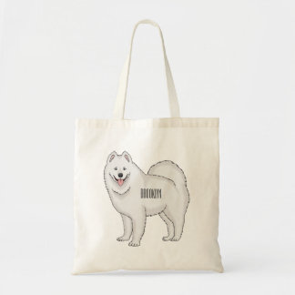 Afbeelding van Samoyed cartoon Tote Bag