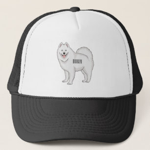 Afbeelding van Samoyed cartoon Trucker Pet