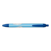 Afbeelding van Samoyed cartoon Zwarte Inkt Pen (Achterkant)