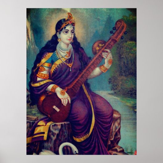 Afbeelding van Sarasvati Poster (Voorkant)