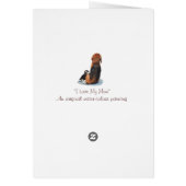 afbeelding van schattig puppy beagle hond knuffele (Achterkant)