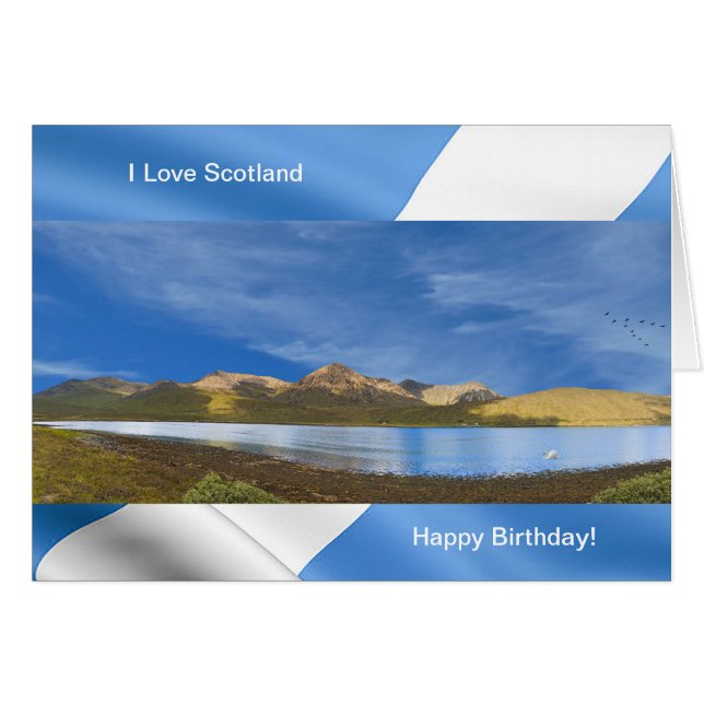 Afbeelding van Schotland voor het wenskaart van Bi (Voorkant Horizontaal)