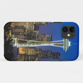 Afbeelding van Seattle Skyline in de ochtenduren. Case-Mate iPhone Case (Achterkant (horizontaal))