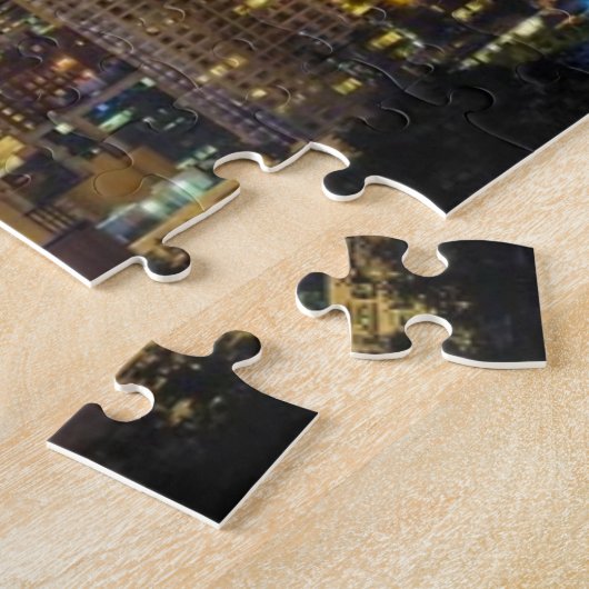 Afbeelding van Seattle Skyline in de ochtenduren. Legpuzzel (Zijkant)