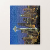 Afbeelding van Seattle Skyline in de ochtenduren. Legpuzzel (Verticaal)