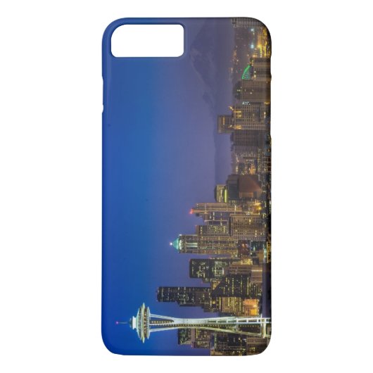 Afbeelding van Seattle Skyline in ochtenduren Case-Mate iPhone Case (Achterkant)