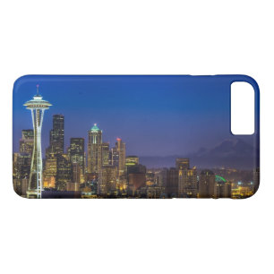 Afbeelding van Seattle Skyline in ochtenduren Case-Mate iPhone Case