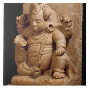Afbeelding van Siva als Vamana, Mansar Maharashtra Tegeltje