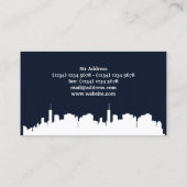 Afbeelding van skyline van de stad visitekaartje (Achterkant)