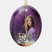 afbeelding van sneeuwbalglas keramisch ornament (Rechts)