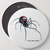 Afbeelding van spin voor kolossaal-ronde-badge ronde button 6,0 cm (Voorkant /achterkant)
