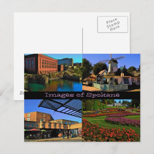 Afbeelding van Spokane Briefkaart (Voorkant / Achterkant)