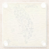  afbeelding van Taiwan Glass Onderzetter Glazen Onderzetter (Achterkant)