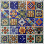 Afbeelding van Talavera Tegel op 6 x 6 Keramische  Tegeltje<br><div class="desc">Afbeelding van Talavera Tegel op 6 x 6 keramische Tegel. Ik heb ook lade trekken en licht schakelaar covers om bij te passen.</div>
