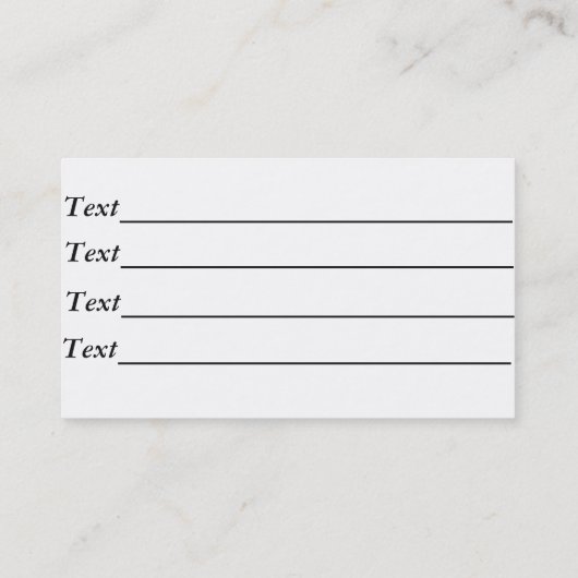 afbeelding van tanden en mondhygiënist tandarts visitekaartje (Achterkant)