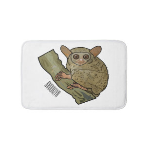 Afbeelding van Tarsier cartoon Badmat