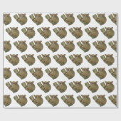 Afbeelding van Tarsier cartoon Cadeaupapier (Vlak)