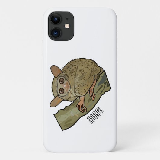Afbeelding van Tarsier cartoon Case-Mate iPhone Case (Achterkant)
