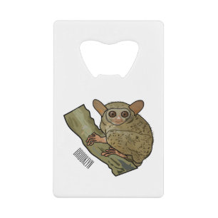 Afbeelding van Tarsier cartoon Creditkaart Flessenopener