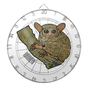 Afbeelding van Tarsier cartoon Dartbord
