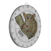 Afbeelding van Tarsier cartoon Dartbord (Voorkant Links)