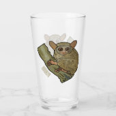 Afbeelding van Tarsier cartoon Glas (Achterkant)