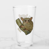 Afbeelding van Tarsier cartoon Glas (Voorkant)