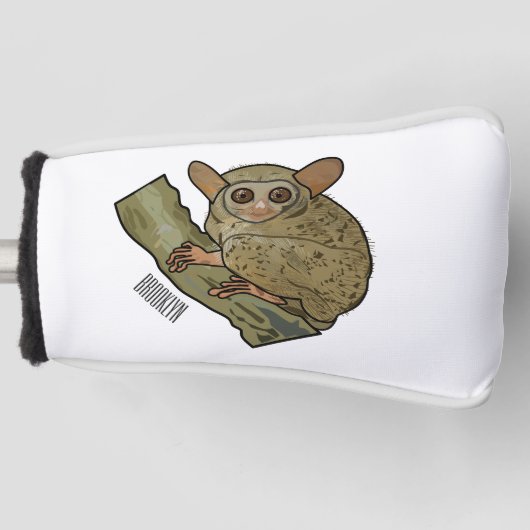 Afbeelding van Tarsier cartoon Golfheadcover (Voorkant)
