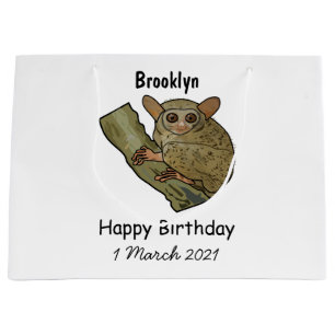 Afbeelding van Tarsier cartoon Groot Cadeauzakje