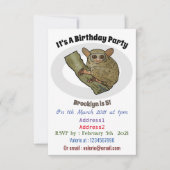 Afbeelding van Tarsier cartoon Kaart (Voorkant)