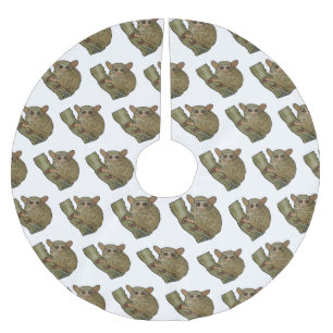Afbeelding van Tarsier cartoon Kerstboom Rok