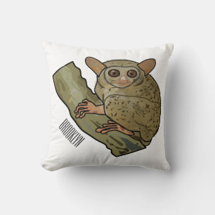 Afbeelding van Tarsier cartoon Kussen